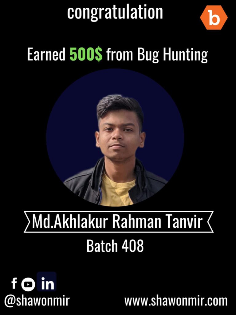 Tanvir's Success
